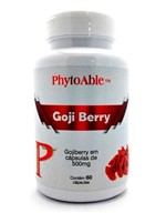 Ficha técnica e caractérísticas do produto Goji Berry PhytoAble 500mg 60 Cápsulas