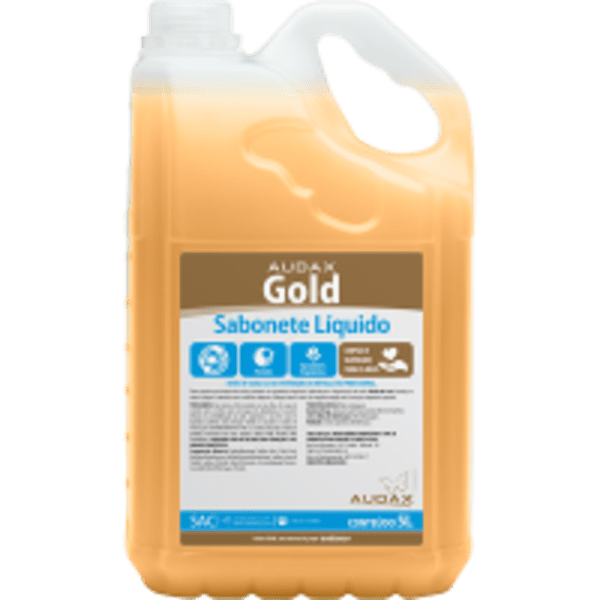 Ficha técnica e caractérísticas do produto Gold Sabonete Líquido Pêssego - 5 Litros - AudaxCo