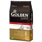 Ficha técnica e caractérísticas do produto Golden Gatos Adulto Carne 01 Kg - Marca