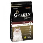 Ficha técnica e caractérísticas do produto Golden Gatos Adulto Castrados Carne 01 Kg - Marca