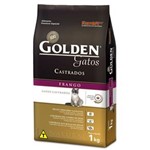 Ficha técnica e caractérísticas do produto Golden Gatos Adulto Castrados Frango 01 Kg