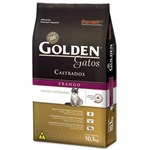 Ficha técnica e caractérísticas do produto Golden Gatos Adulto Castrados Frango 10,1 Kg - Marca