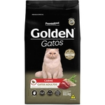 Ficha técnica e caractérísticas do produto Golden Gatos Adultos Carne 1kg