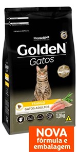 Ficha técnica e caractérísticas do produto Golden Gatos Adultos Frango - 10.1kg - Outros