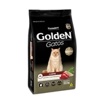 Ficha técnica e caractérísticas do produto Golden Gatos Castrados Carne 10,1 Kg