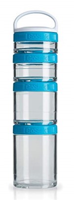 Ficha técnica e caractérísticas do produto Gostak Starter 4pak Blender Bottle 4 Potes - Azul Aqua