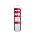 Ficha técnica e caractérísticas do produto Gostak Starter 4pak Blender Bottle 4 Potes Vermelha - Vermelha