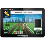 GPS Automotivo Aquarius Discovery Channel 4.3" Slim Touch Screen