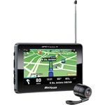 Ficha técnica e caractérísticas do produto GPS Automotivo Multilaser Tracker III Tela 4,3" com TV Digital e Câmera de Ré