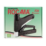 Ficha técnica e caractérísticas do produto Grampeador 106 Premium Rocama GramServ Preto
