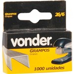 Ficha técnica e caractérísticas do produto Grampo 6 MM 26/6 Vonder