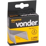 Ficha técnica e caractérísticas do produto Grampo 8mm Reto para Grampeador com 1000 Peças - Vonder