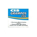 Ficha técnica e caractérísticas do produto Grampo Cis Galvanizado 23/6 C/ 5.000 Unidades