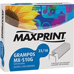 Ficha técnica e caractérísticas do produto Grampo Maxprint Galvanizado 23/10 (caixa C/1000 Grampos) - Maxprint