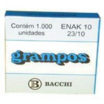 Ficha técnica e caractérísticas do produto Grampo para Grampeador 23/10 Galvanizado 1000 Grampos (7897849622097) - Emporio Santa Terezinha