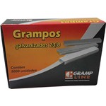 Ficha técnica e caractérísticas do produto Grampo para Grampeador 23/8 Galvanizado 5000 Grampos (7909549202728) - eu Quero Eletro