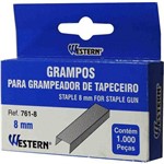 Grampos para Grampeador de Tapeceiro 8mm - Western