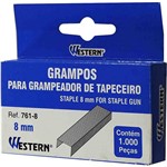 Ficha técnica e caractérísticas do produto Grampos para Grampeador de Tapeceiro 8mm - Western