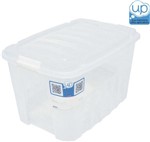 Ficha técnica e caractérísticas do produto Caixa Plastica Multiuso GRAN BOX ALTA Incolor 19.8L Unidade Plasutil