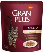 Ficha técnica e caractérísticas do produto Gran Plus Sachê Salmão para Gatos Adultos - 50G - Affinity