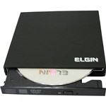 Ficha técnica e caractérísticas do produto Gravador de DVD/CD Externo - Elgin