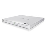 Ficha técnica e caractérísticas do produto Gravador Dvd Externo Lg Slim - 8x - Portátil - Usb - Branco - Gp65nw60