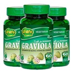 Graviola - 3 Un de 60 Cápsulas - Unilife
