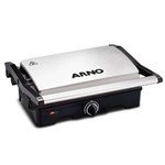 Ficha técnica e caractérísticas do produto Grill Arno Dual Inox GNOX com Coletor de Gordura - 110V