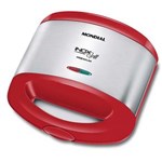 Ficha técnica e caractérísticas do produto Grill e Sanduicheira Mondial Red Premium S19 - Vermelha - 220V