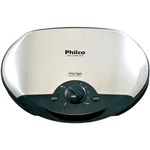 Ficha técnica e caractérísticas do produto Grill Philco Jumbo Inox com Controle de Temperatura e Bandeja Coletora - 110V