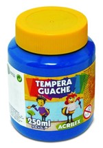 Ficha técnica e caractérísticas do produto Guache Acrilex 250 Ml Azul Turquesa 02025.501