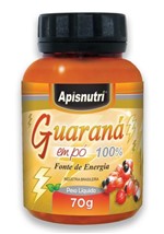 Ficha técnica e caractérísticas do produto Guaraná em Pó 100% C/70g - Apisnutri