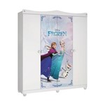 Ficha técnica e caractérísticas do produto Guarda Roupa 4 Portas Frozen Disney Star Pura Magia - Branco