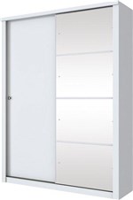 Ficha técnica e caractérísticas do produto Guarda Roupa Alegro 02 Portas Deslizantes Branco - Henn
