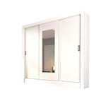 Ficha técnica e caractérísticas do produto Guarda Roupa Casal 3 Portas com Espelho Gran Siena Móveis Branco
