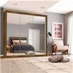 Ficha técnica e caractérísticas do produto Guarda Roupa Casal 3 Portas com Espelho Londres Flex Siena Móveis Canela