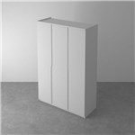 Ficha técnica e caractérísticas do produto Guarda-Roupa com 3 Portas Lyon Branco 157cm - Etna
