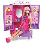 Ficha técnica e caractérísticas do produto Guarda Roupa da Barbie Móvel Real com Boneca - Mattel