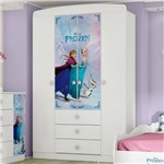 Ficha técnica e caractérísticas do produto Guarda Roupa Infantil Frozen Disney Star 4 Portas 3 Gavetas Pura Magia