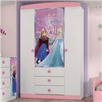 Ficha técnica e caractérísticas do produto Guarda Roupa Infantil Frozen Disney Star 4 Portas - Pura Magia