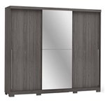 Ficha técnica e caractérísticas do produto Guarda-Roupa Kappesberg Closet com 3 Portas e 4 Gavetas - Noce