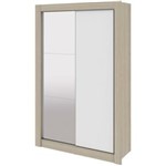 Ficha técnica e caractérísticas do produto Guarda-roupa 2 Portas de Correr com Espelho Sublime 1047 - Madesa - Tirol/Branco