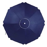 Ficha técnica e caractérísticas do produto Guarda-Sol Alumínio 2,60m Azul - Mor