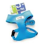 Ficha técnica e caractérísticas do produto Guia e Peitoral American Pets Confort para Cães - Tamanho G Azul