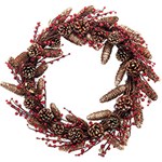 Ficha técnica e caractérísticas do produto Guirlanda Bagas Vermelhas, 50cm - Christmas Traditions