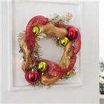 Guirlanda Decorada Moderna 46cm - Orb Christmas