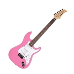 Ficha técnica e caractérísticas do produto Guitarra Elétrica Stratocaster Street Rosa St-111 Waldman