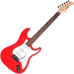 Ficha técnica e caractérísticas do produto Guitarra Elétrica Street Stratocaster Vermelho ST-111 Waldman