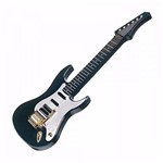 Ficha técnica e caractérísticas do produto Guitarra Eletrônica Infantil Preta Cordas de Aço Musical Dtc