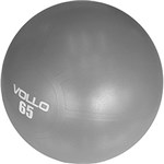 Ficha técnica e caractérísticas do produto Gym Ball Vollo Sports 65cm com Bomba Cinza